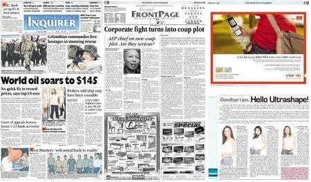 Philippine Daily Inquirer – July 04, 2008