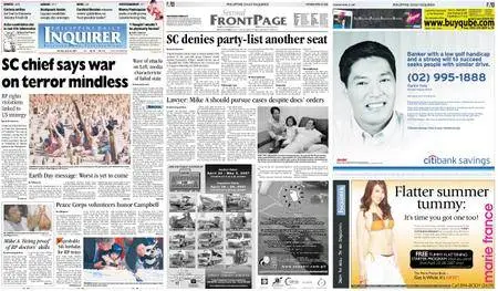 Philippine Daily Inquirer – April 23, 2007