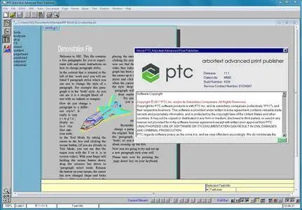 PTC Arbortext Advanced Print Publisher 11.1 M060