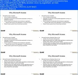 LiveLessons - Access 2013 Development Video Training