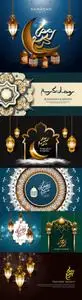 Ramadan Kareem Islamic postcard design illustrations 20