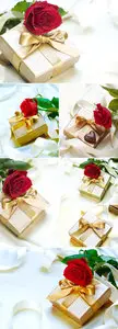 Stock Photo - Golden Gifts