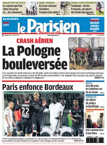 Le Parisien du Dimanche 11 avril 2010 