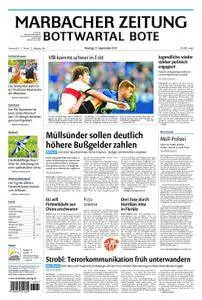 Marbacher Zeitung - 11. September 2017