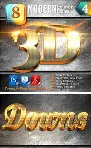 GraphicRiver - 8 Modern 3D Exclusive Edition Vol.4