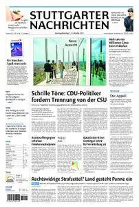 Stuttgarter Nachrichten Blick vom Fernsehturm - 07. Oktober 2017