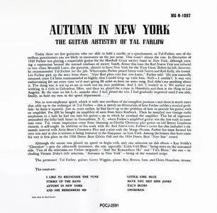 Tal Farlow - Autumn In New York (1954) {Verve Japan POCJ-2591 rel 1998}