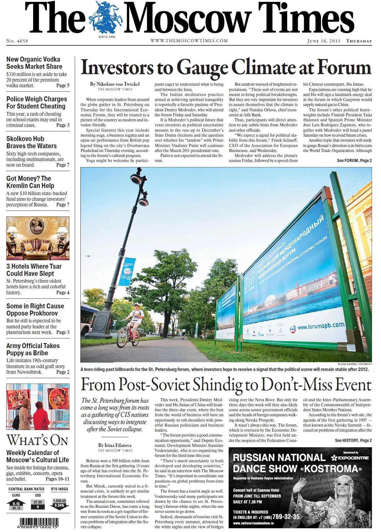 MOSCOW TIMES 14 15 16 JUNE 2011