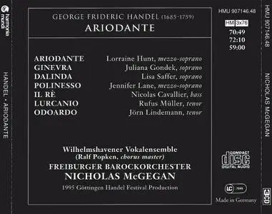 Nicholas McGegan, Freiburger Barockorchester - George Frideric Handel: Ariodante (1995)