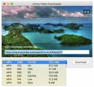 Ummy Video Downloader 1.54 Mac OS X