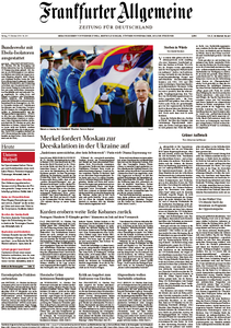 Frankfurter Allgemeine Zeitung vom Freitag, 17. Oktober 2014