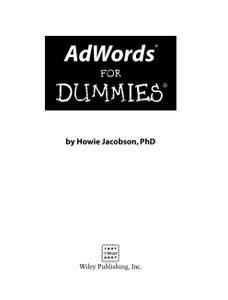 AdWords For Dummies (Repost)