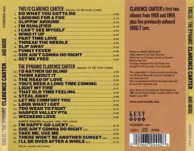 Clarence Carter - This Is Clarence Carter & The Dynamic Clarence Carter (2016) {Kent Records CDKEND 444 rec 1968-69}