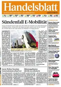 Das Handelsblatt am 02. Oktober 2012