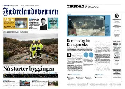 Fædrelandsvennen – 09. oktober 2018