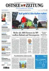 Ostsee Zeitung Grevesmühlener Zeitung - 22. Dezember 2017