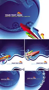 Blue Abstract Backgrounds Vector 