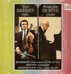 Yuri Bashmet, Sviatoslav Richter - Hindemith, Shostakovich: Viola Sonatas, Britten: Lachrymae (1991)
