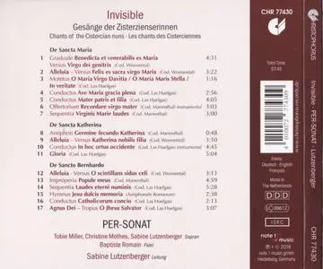 Per-Sonat, Sabine Lutzenberger - Invisible: Chants of the Cistercian Nuns (2018) {Christophorus CHR 77430}