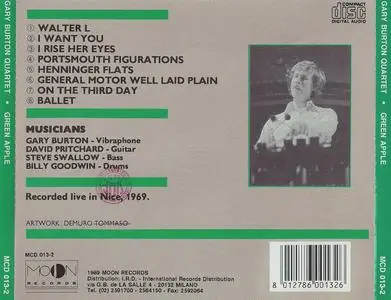 Gary Burton Quartet - Green Apple (1969) {Moon Records MCD 013-2 rel 1989}