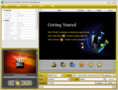 3herosoft 3GP Video Converter 3.5.2.0830
