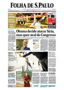 Jornal Folha de São Paulo - 1 de setembro de 2013 - Domingo