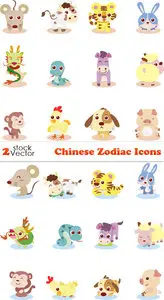 Vectors - Chinese Zodiac Icons
