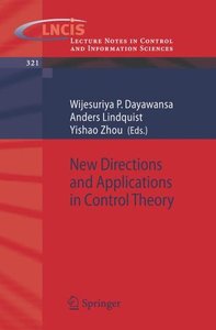 New Directions and Applications in Control Theory (Repost)