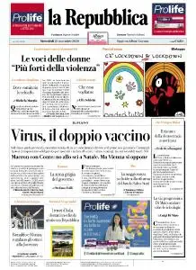 la Repubblica - 25 Novembre 2020