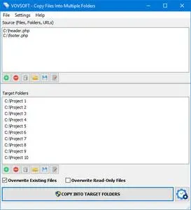 VovSoft Copy Files Into Multiple Folders 6.6 Multilingual Portable