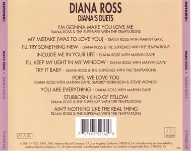Diana Ross - Diana's Duets (1981) [1992, Reissue]