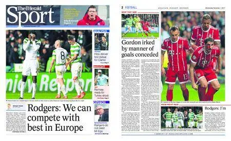 The Herald Sport (Scotland) – November 01, 2017