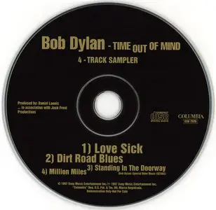 Bob Dylan - Time Out Of Mind 4 Track Promo