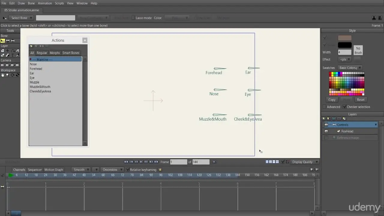 Low-Poly vector drawing and animation in Anime Studio Pro