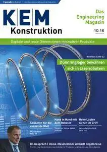 Konstruktion Entwicklung Management - Nr.10 2016