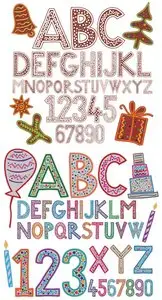 English letters Vector