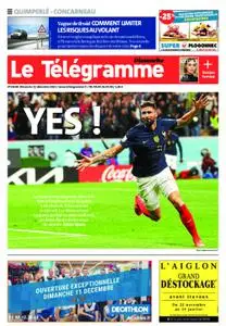 Le Télégramme Quimperlé – 11 décembre 2022