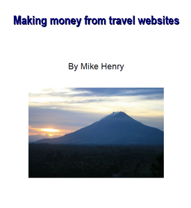 Making money from travel websites 