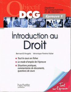 B. D'Angelo & V. Fierenz-Via, "Objectif DCG: Introduction au Droit"