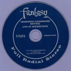 Creedence Clearwater Revival - Live At Woodstock 1969 (2019)