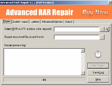Advanced RAR Repair ver. 1.1