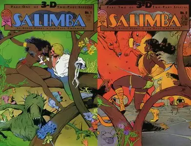Salimba 3-D, Two Parts (Blackthorne 3-D Series, Vol.1. No.6 & 9) (1986)