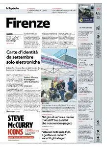 la Repubblica Firenze - 19 Agosto 2018