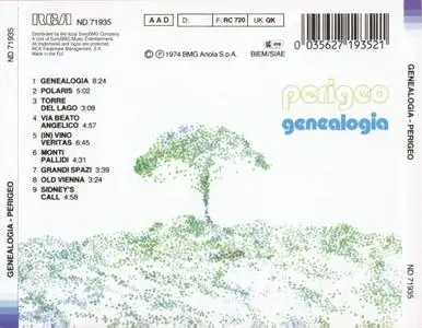 Perigeo - Genealogia (1974) {RCA}