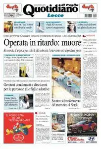Quotidiano di Puglia Lecce - 17 Novembre 2017