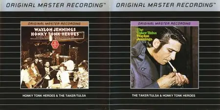 Waylon Jennings - The Taker / Tulsa (1971) + Honky Tonk Heroes (1973) [MFSL MFCD 779, 1990]   |re-up|