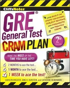 CliffsNotes GRE General Test Cram Plan, 2nd edition (repost)