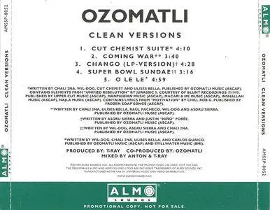 Ozomatli - Clean Versions (US promo CD5) (1998) {Almo Sounds}