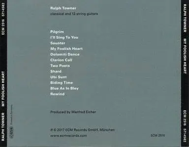 Ralph Towner - My Foolish Heart (2017) {ECM 2516}