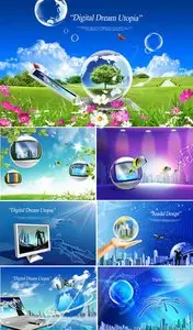 Digital Dream Utopia Psd